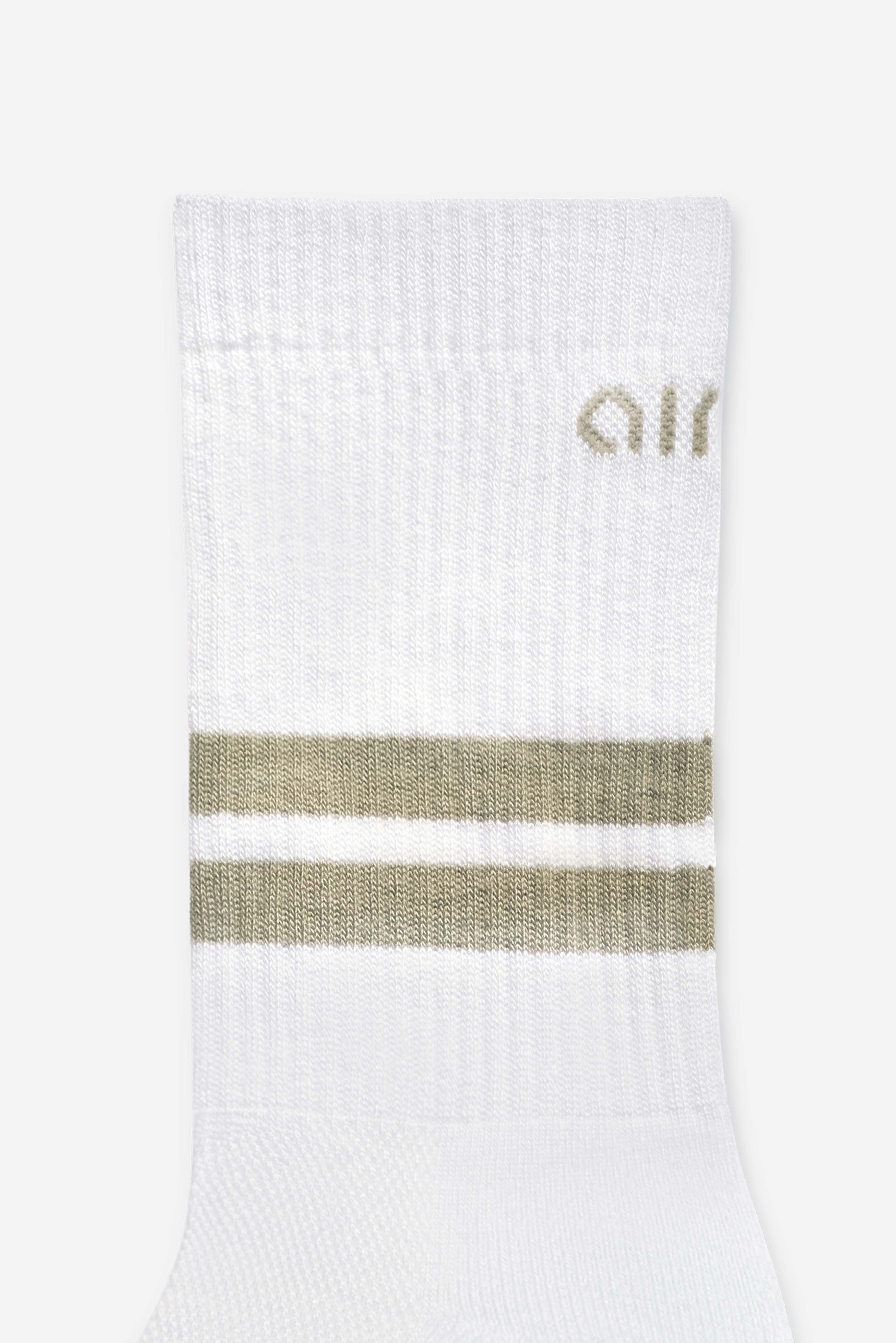 Men's Active Bamboo Training Socks | White/Aztec Gold