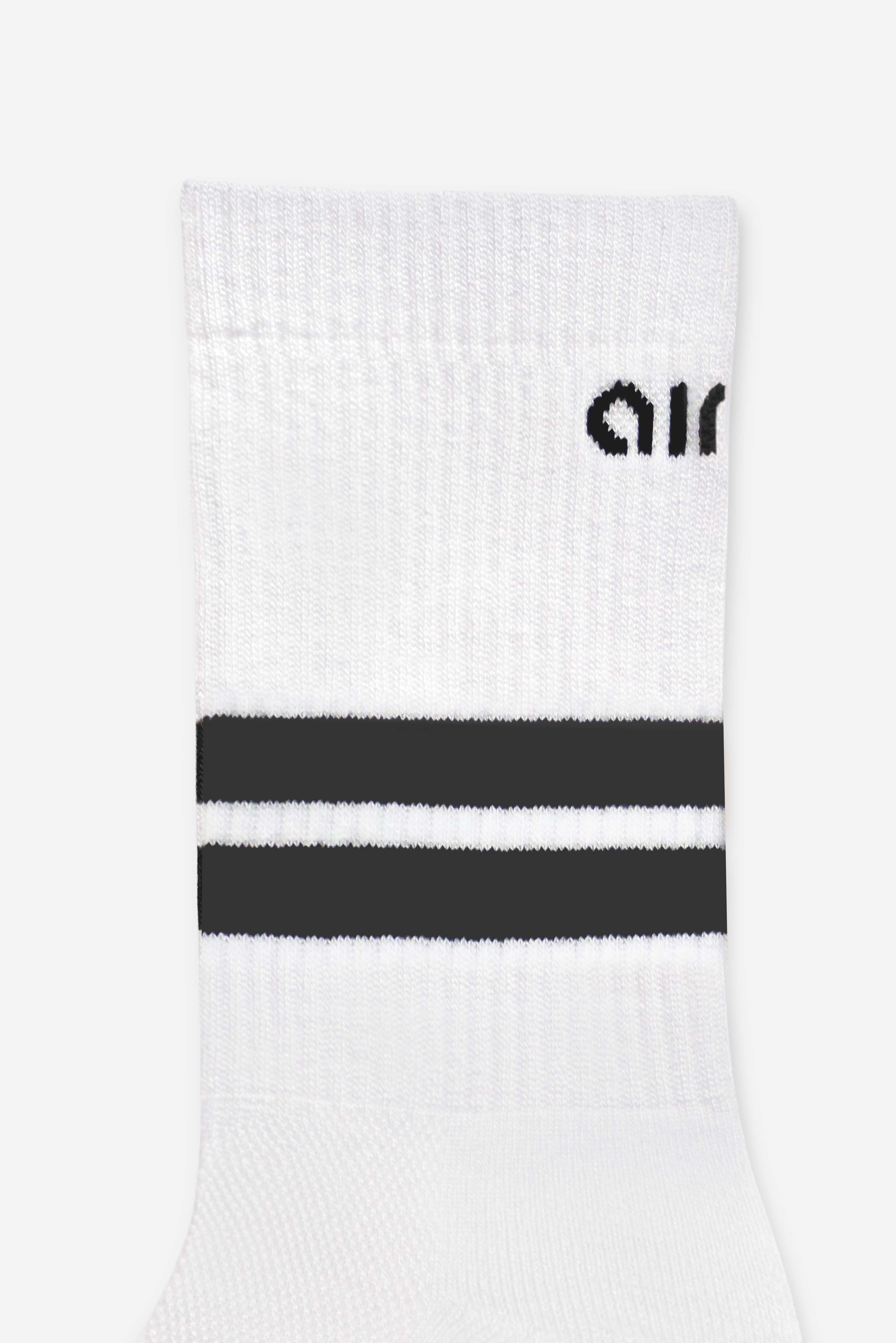 Men's Active Bamboo Training Socks | White/Black