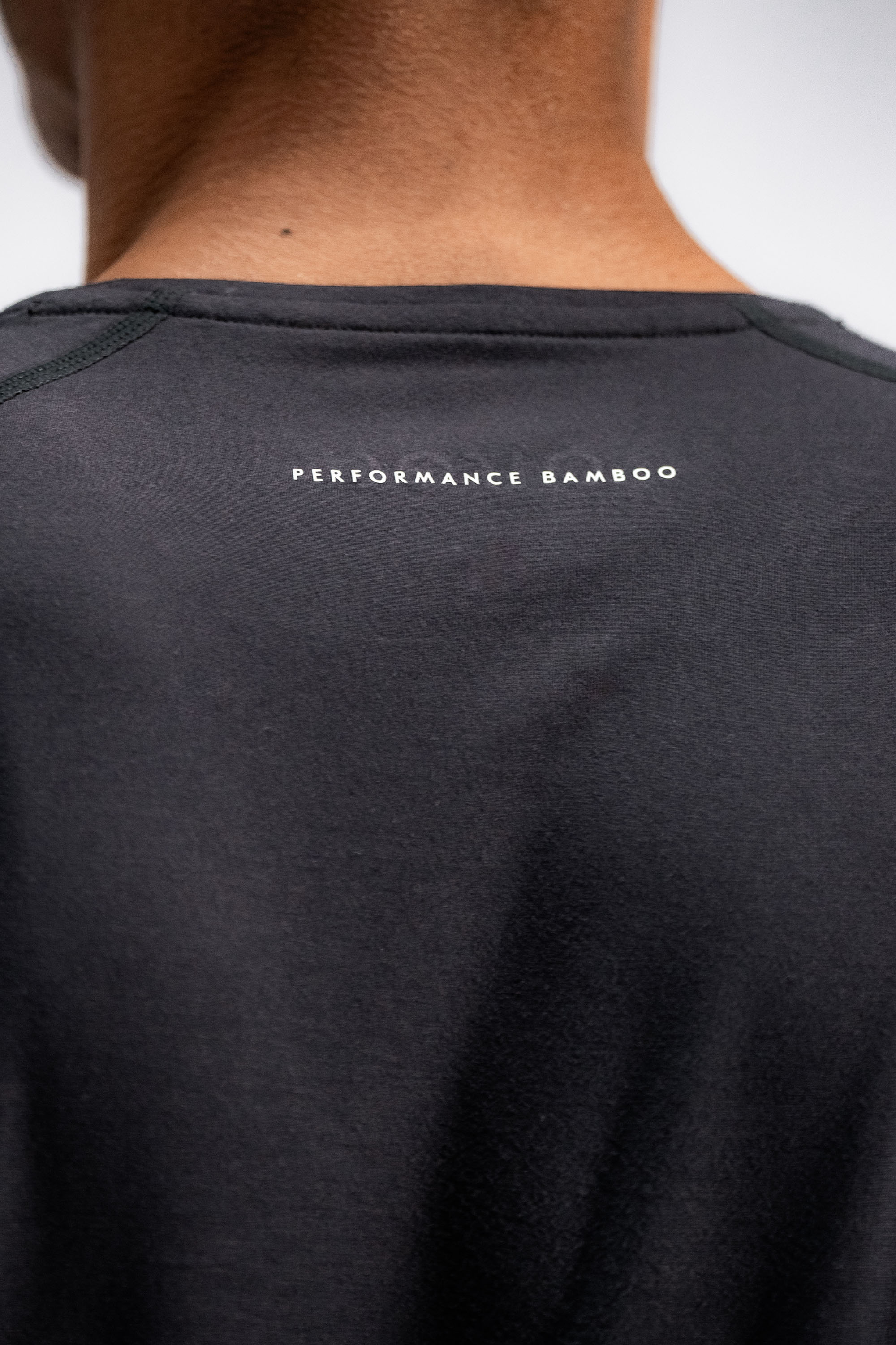 Long Sleeve Cool Weather Bamboo Training Top | Nearly Black