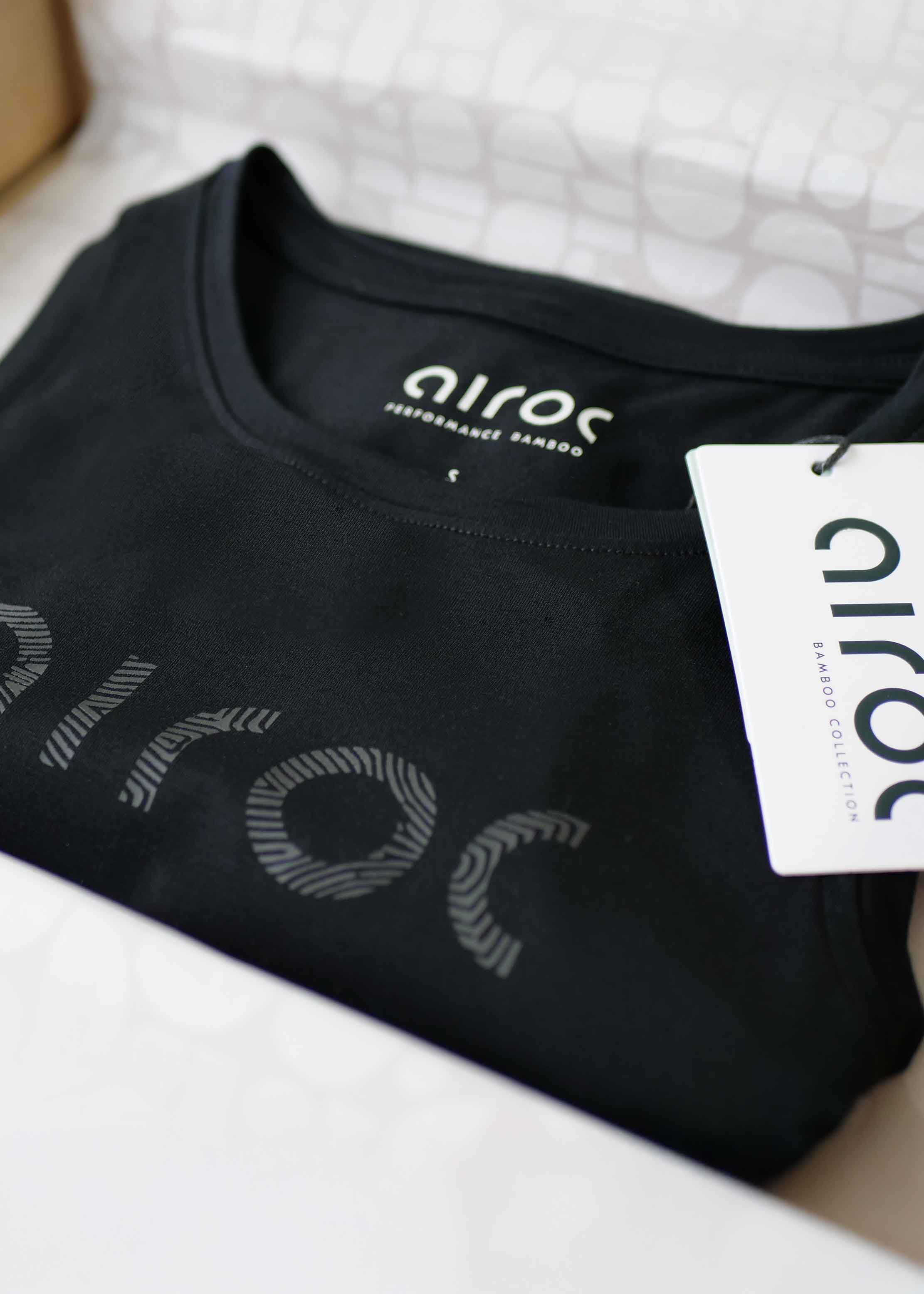 Airoc Women's Bamboo Flo Racer Vest, Midnight Black
