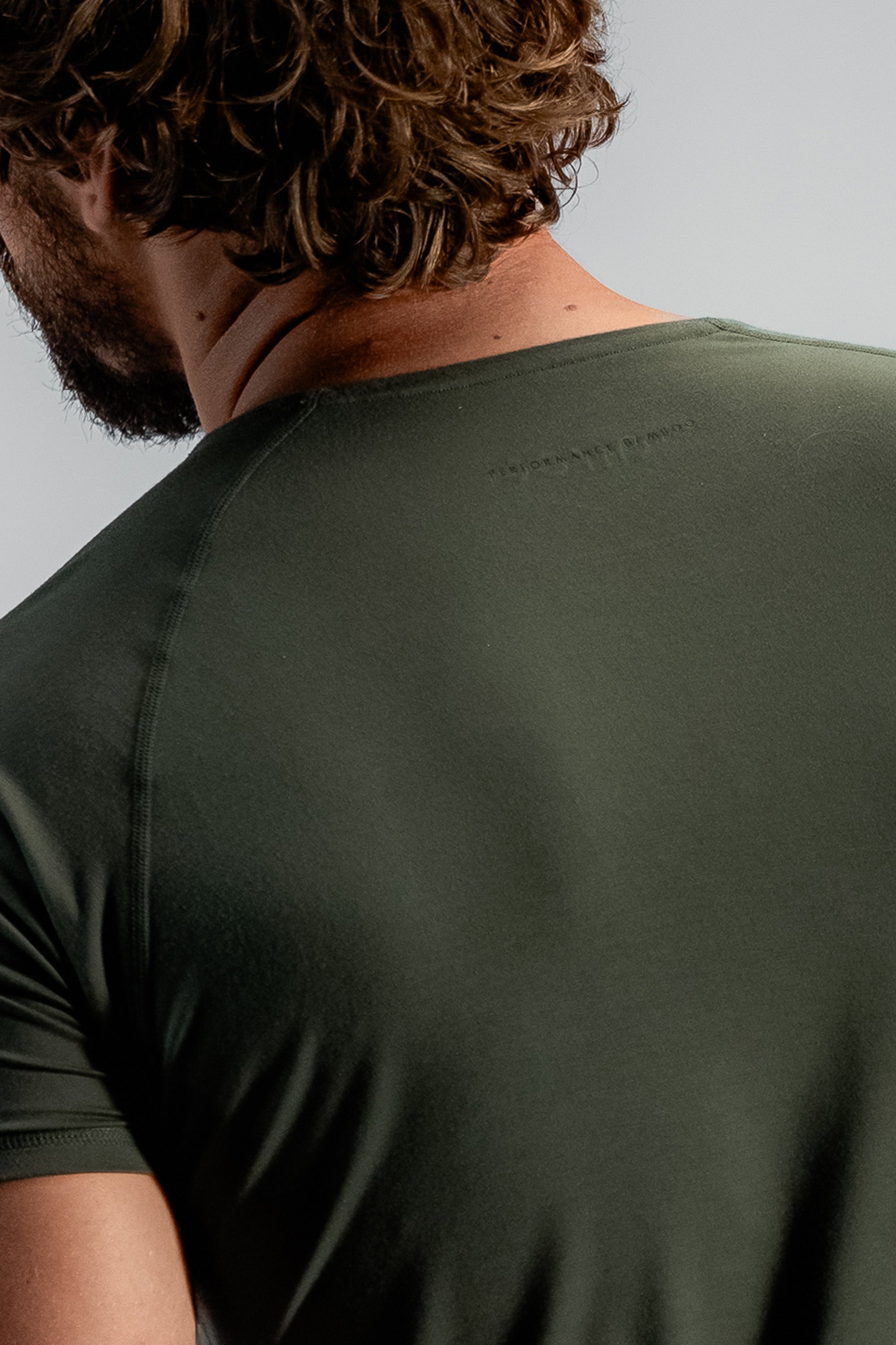 The Collected Bamboo Training Tee | Nordic Green