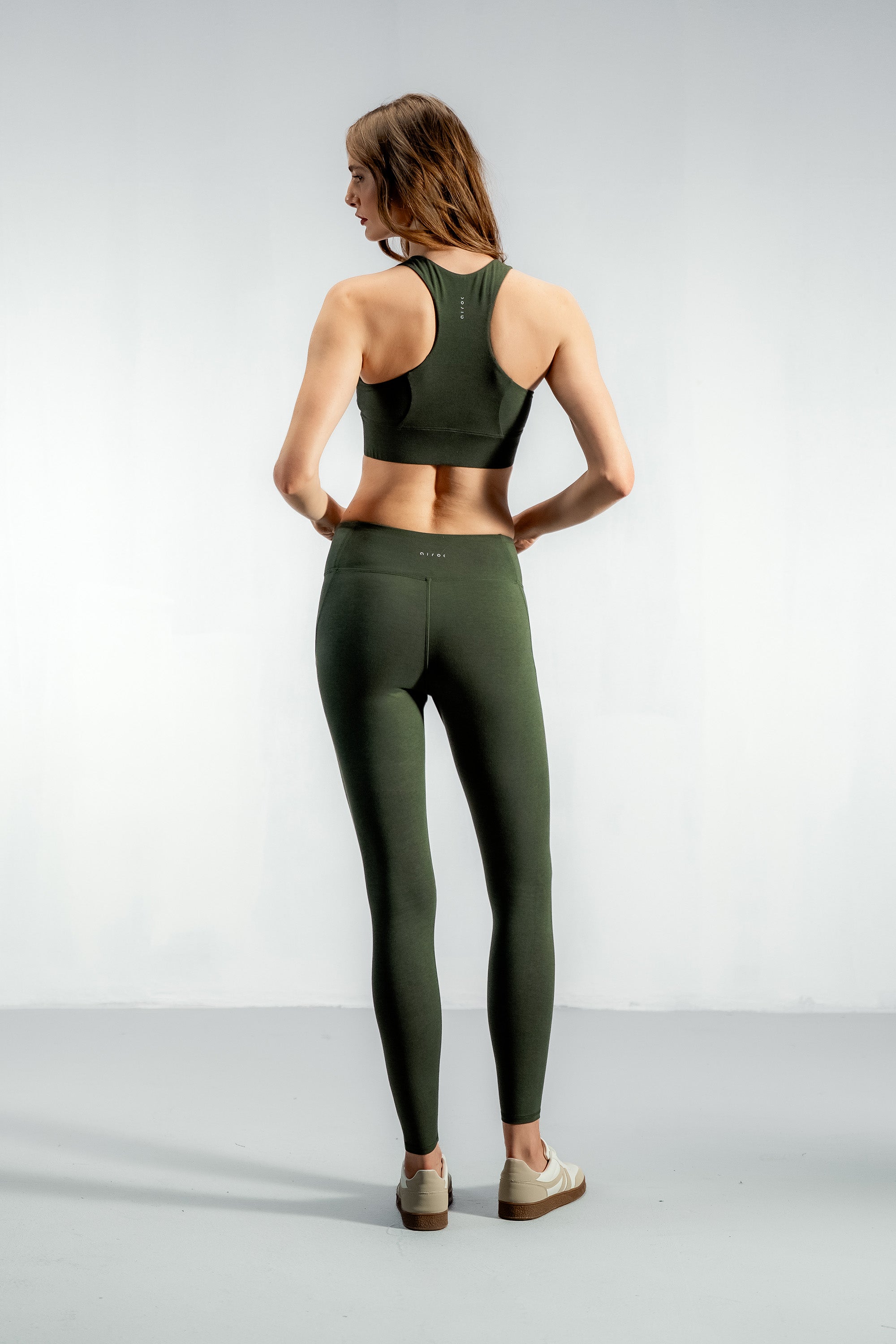 The Contour Bamboo Leggings | Nordic Green