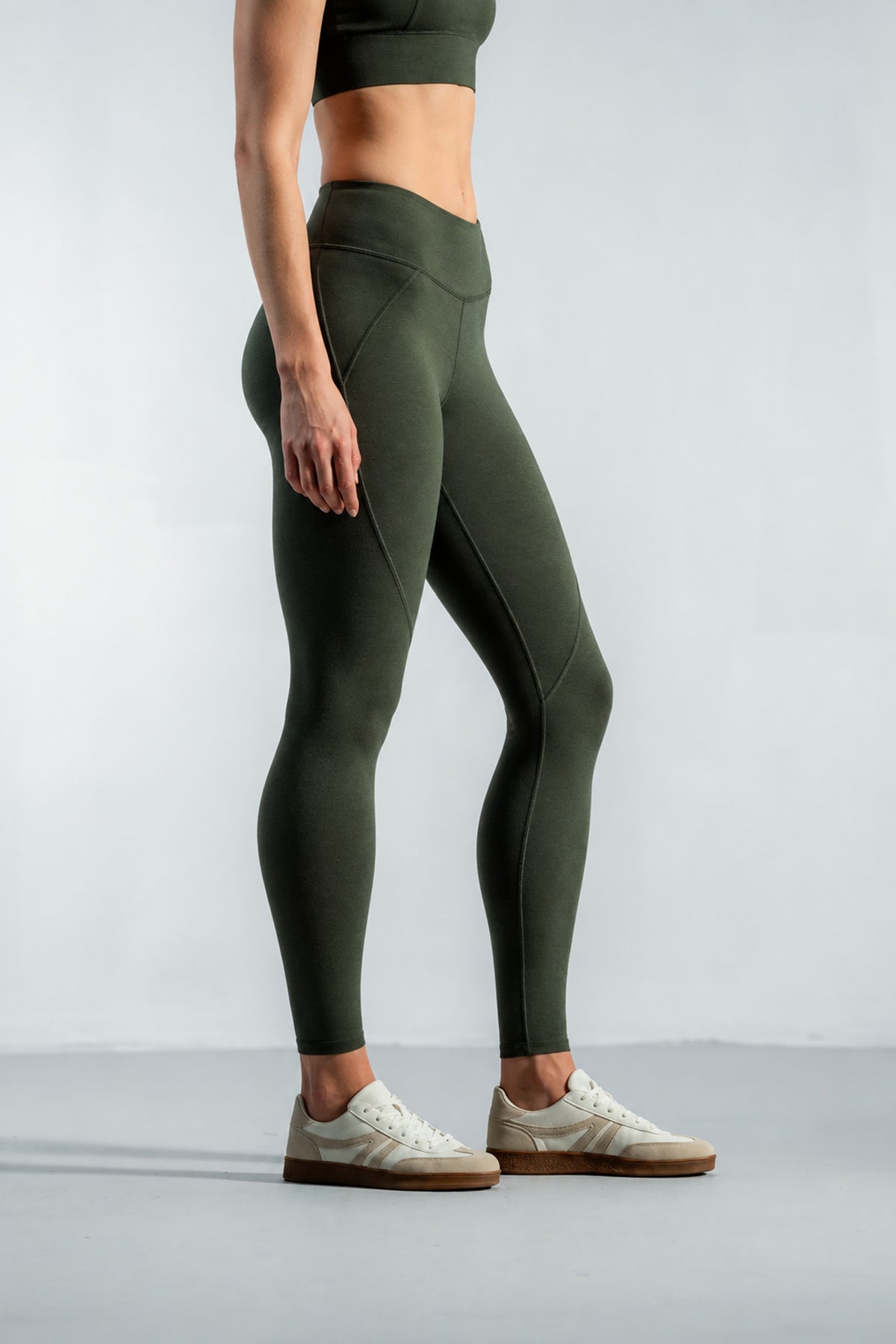 The Contourbamboo™ Leggings | Nordic Green