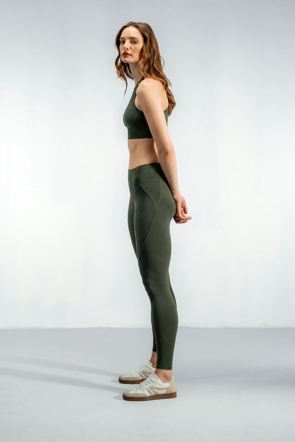 The Contourbamboo™ Leggings | Nordic Green