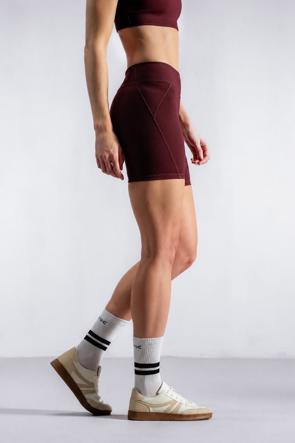 The Contourbamboo™ Shorts | Dark Cherry