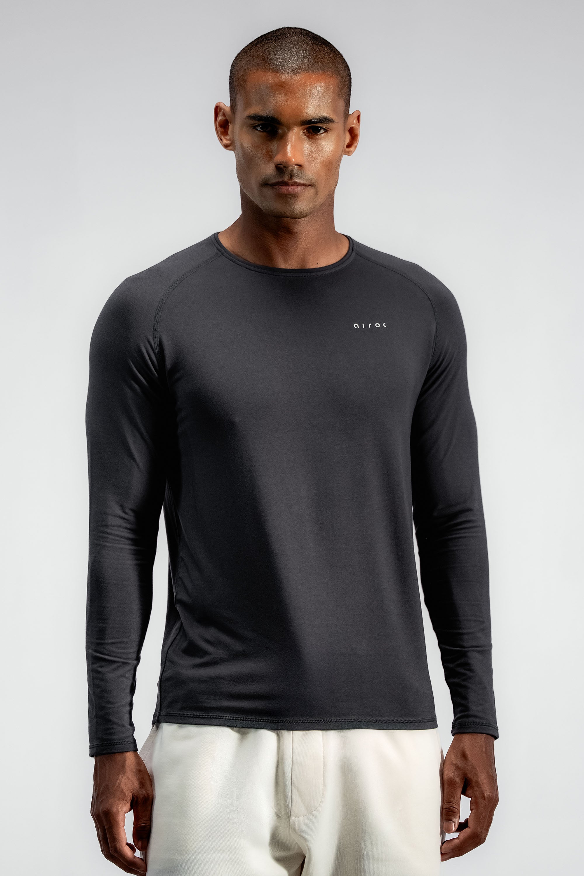 Coolweather Bamboo Long Sleeve | Nearly Black