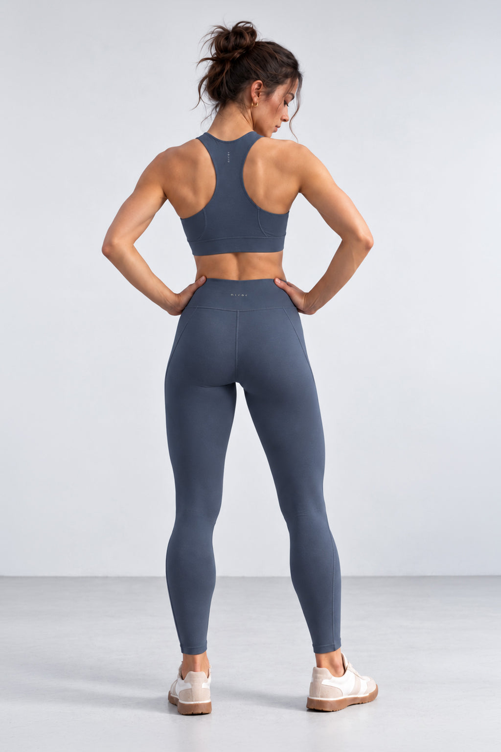 The Contourbamboo™ Leggings | Smokey Blue