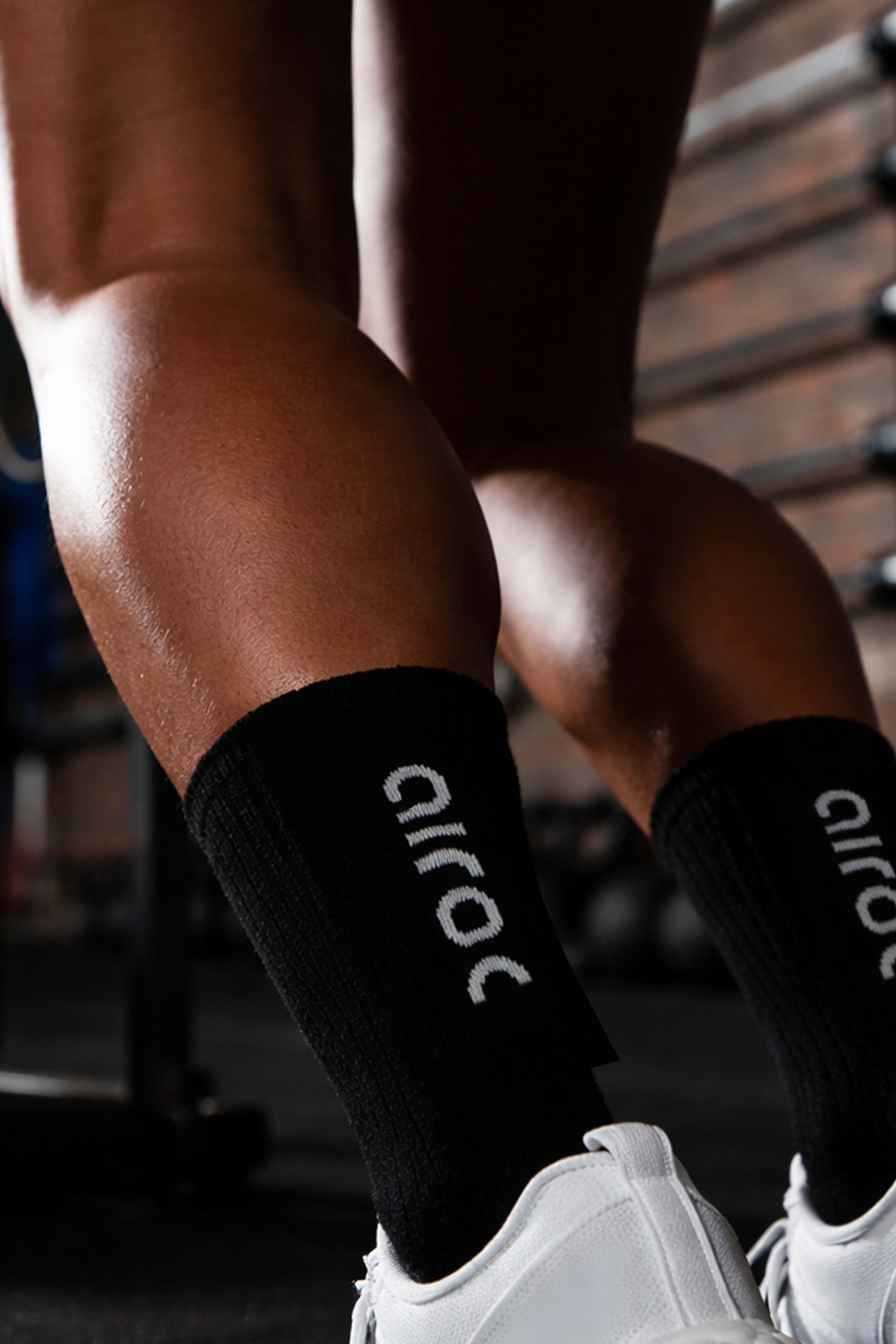 Airo Bamboo Training Socks | Midnight black