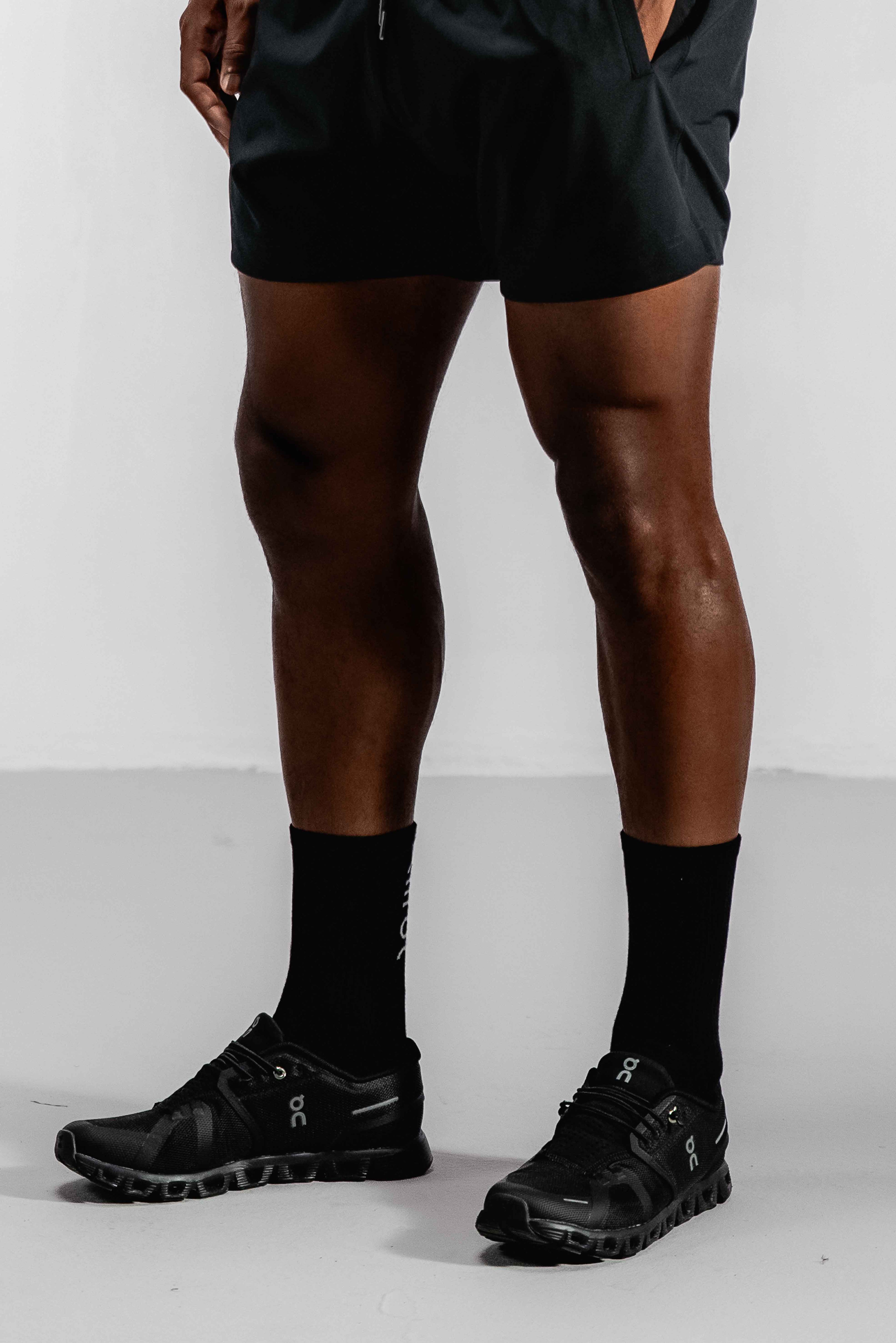 Men's Airo Bamboo Training Socks | Midnight Black