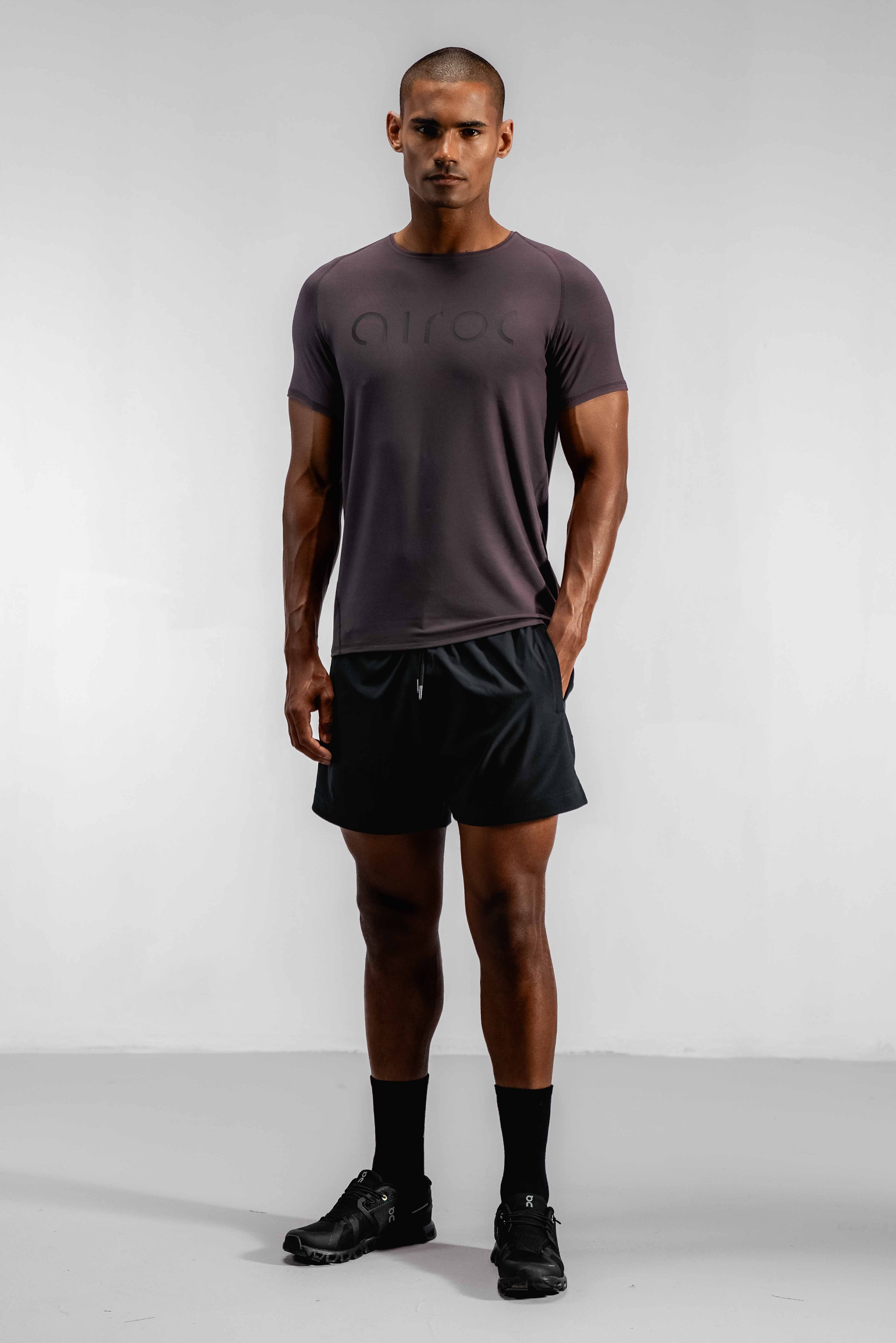 Men's Airo Bamboo Training Socks | Midnight Black