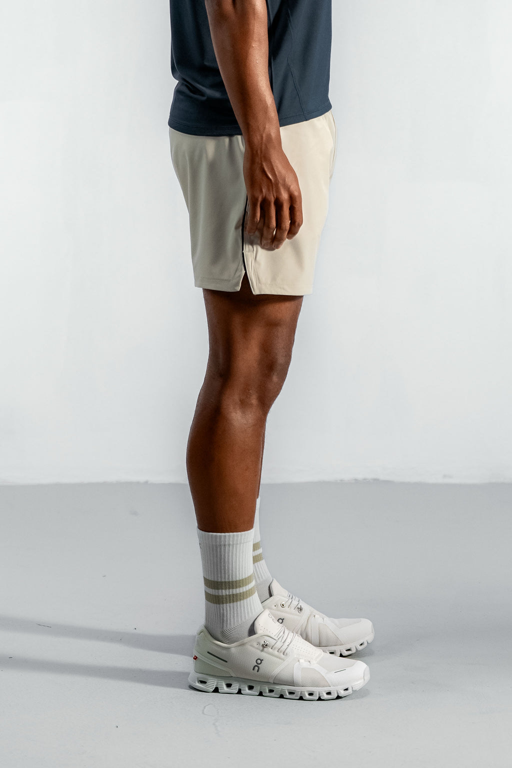 Men's Airo Bamboo Training Socks | White/Aztec Gold