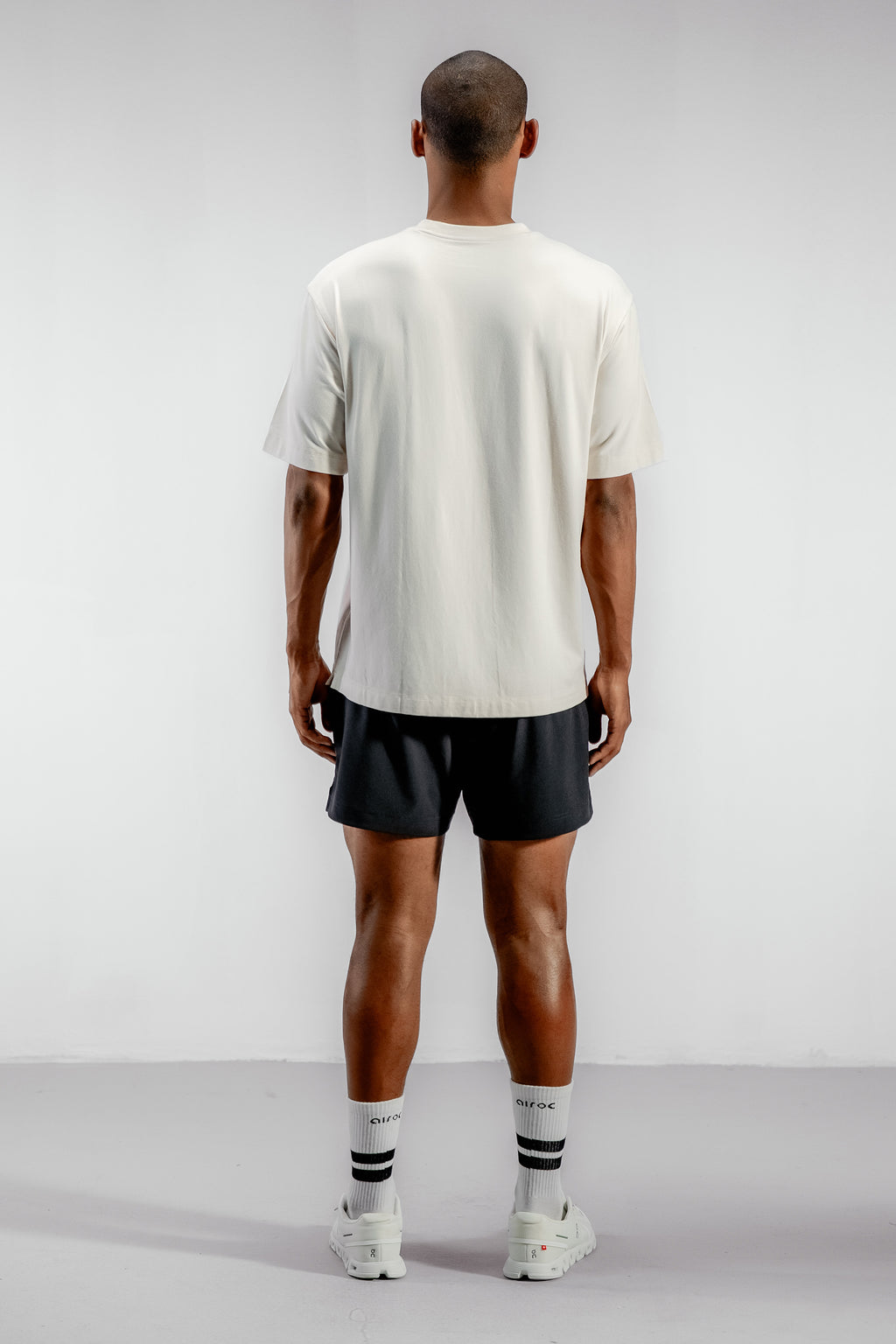 The Oversized Bamboo Training Tee | Almond White