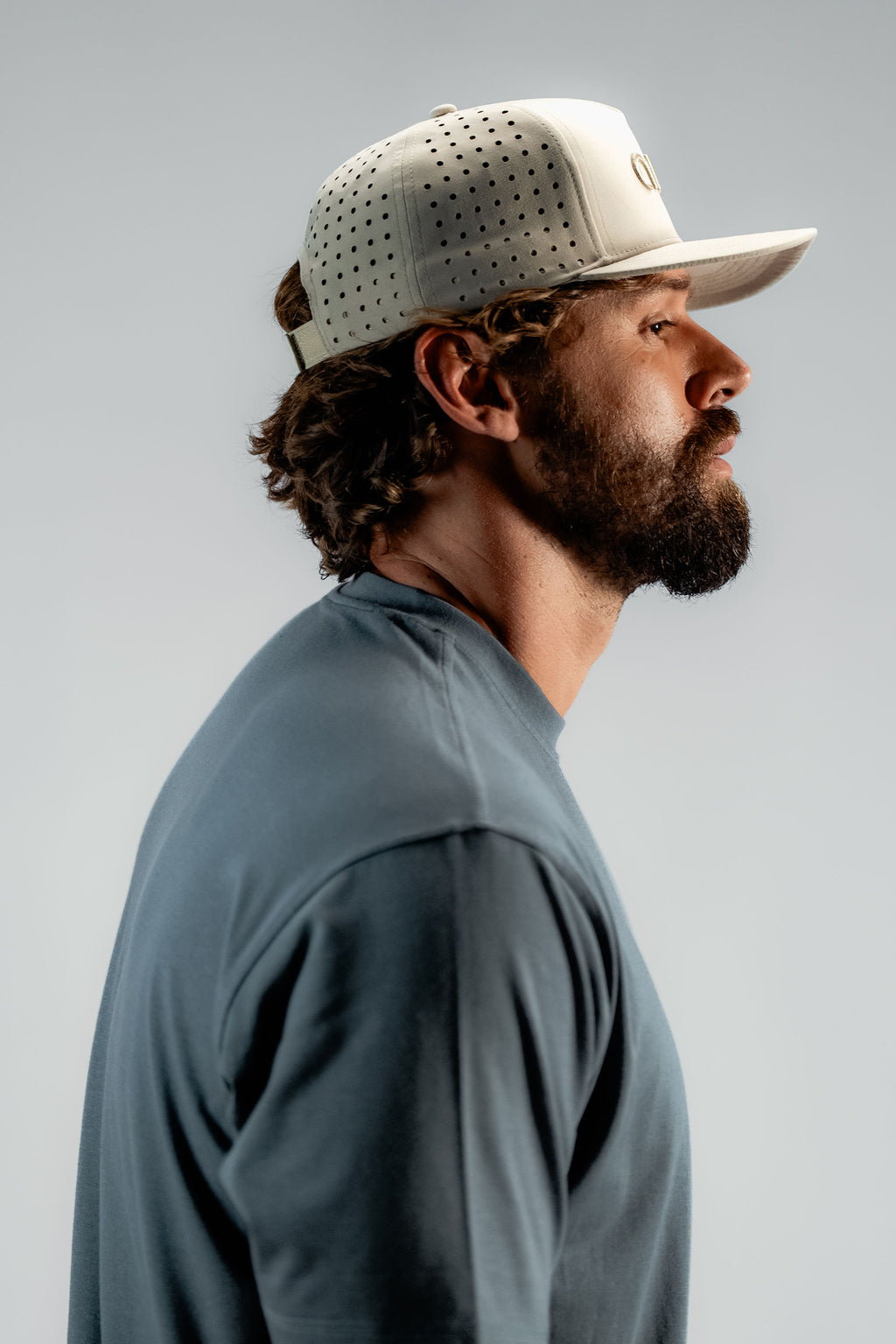 The Oversized Bamboo Training Tee | Stormcloud Blue