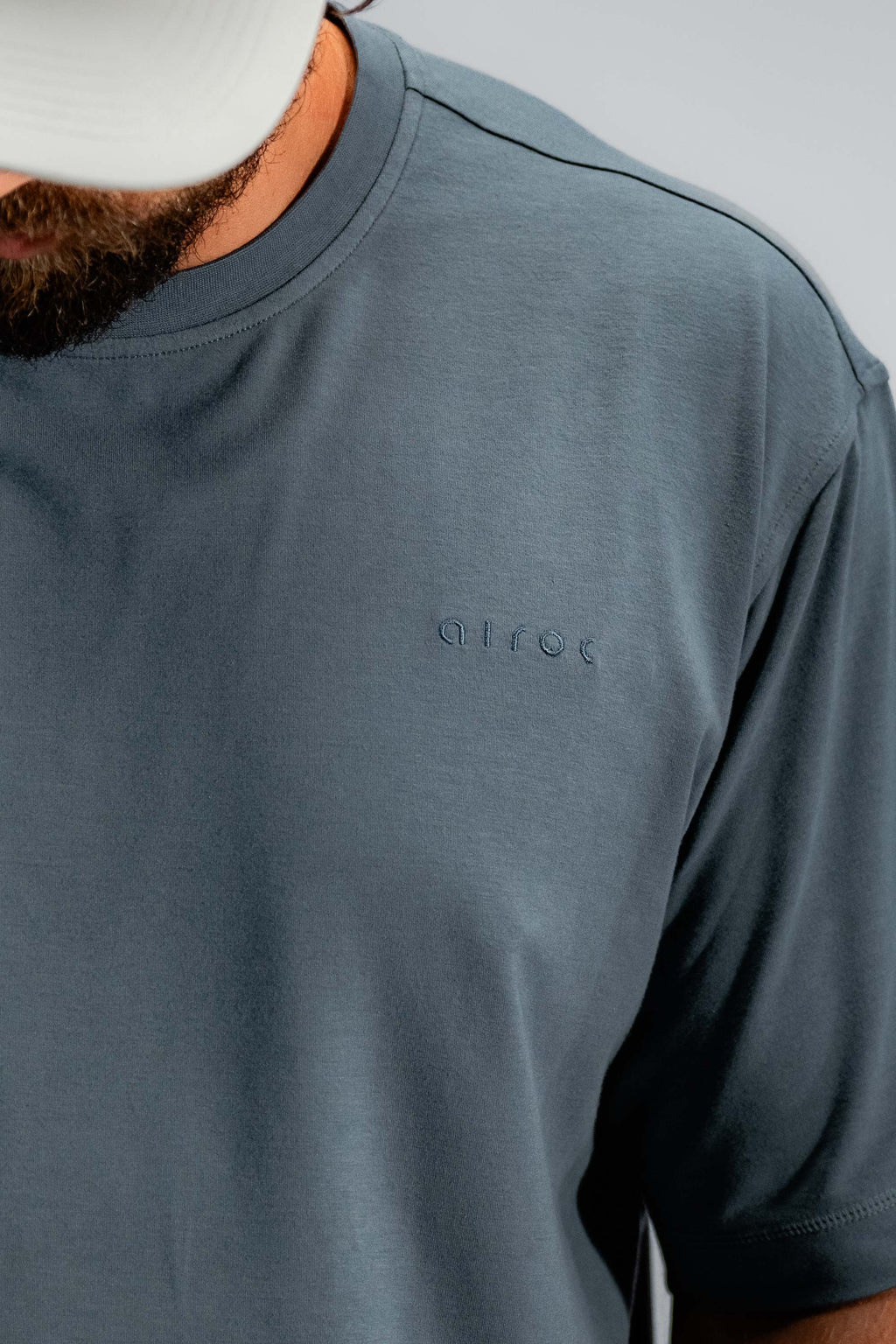 The Oversized Bamboo Training Tee | Stormcloud Blue