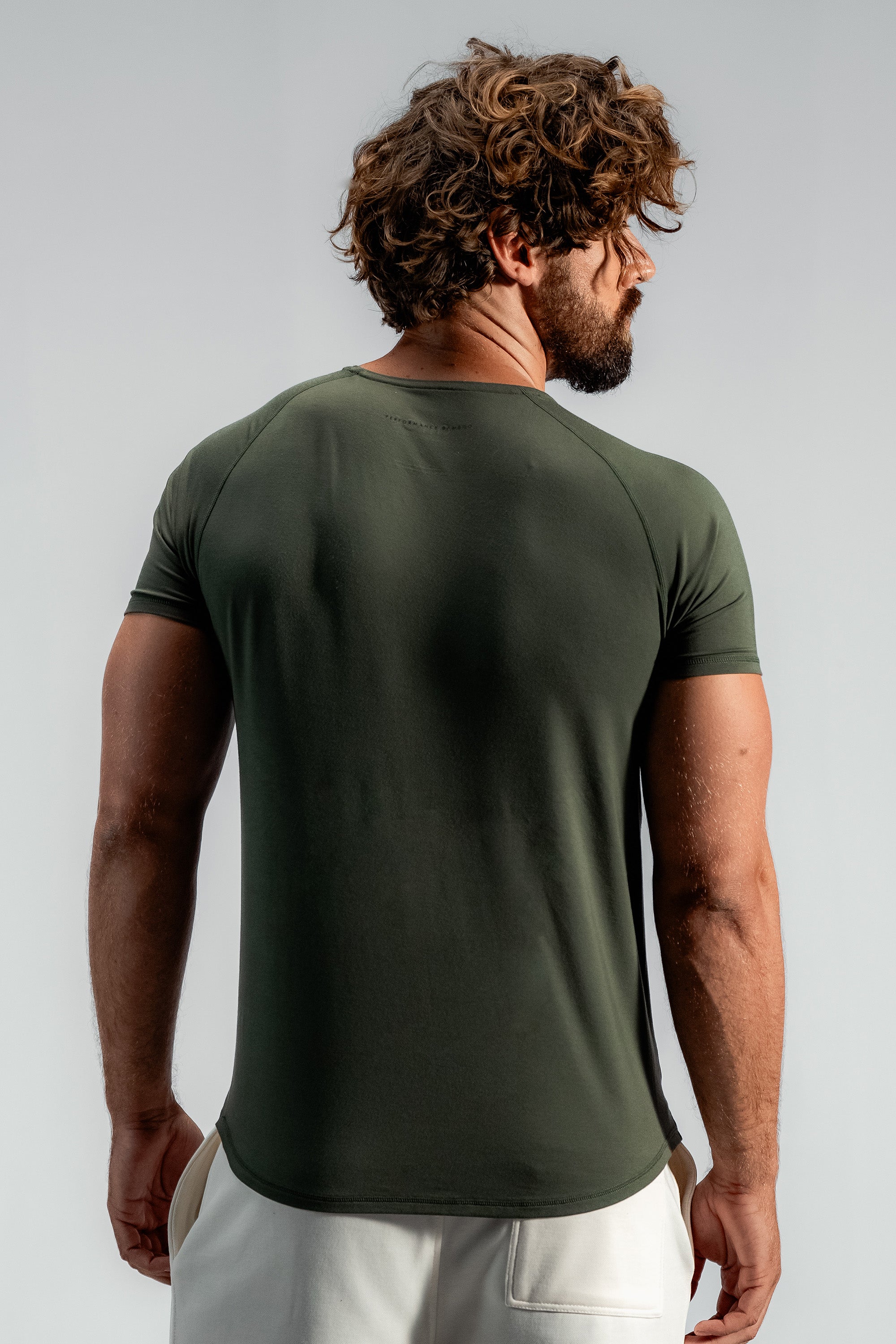The Collected Bamboo Training Tee | Nordic Green