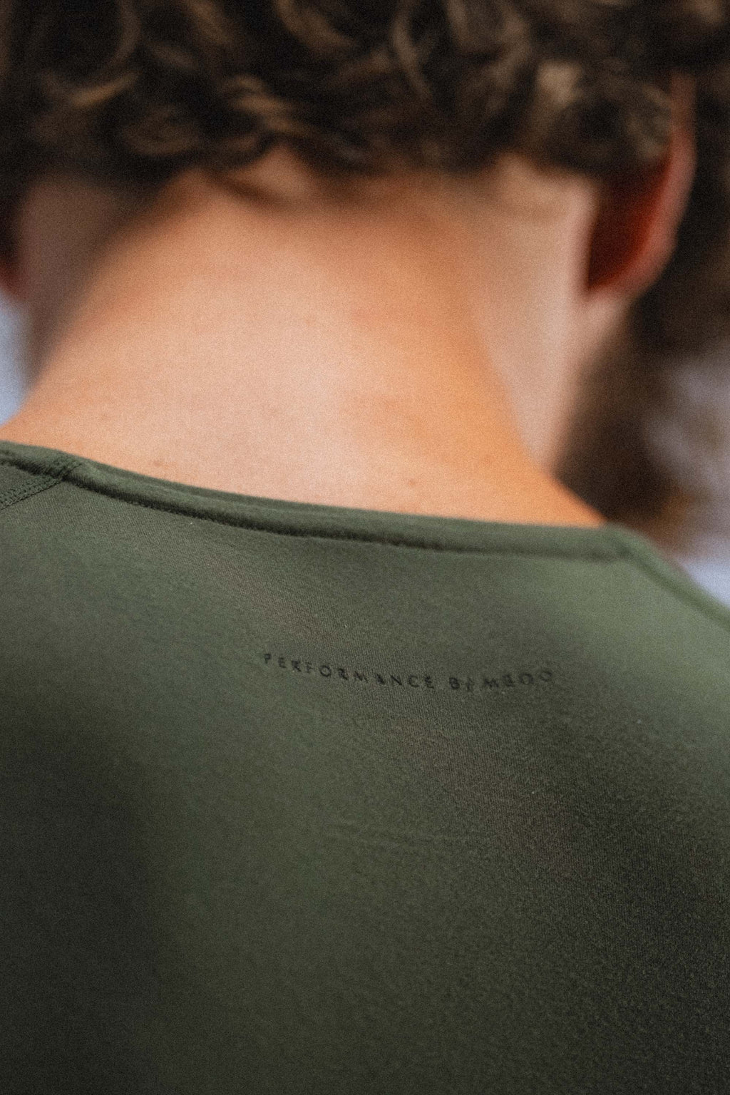 The Collected Bamboo Training Tee | Nordic Green