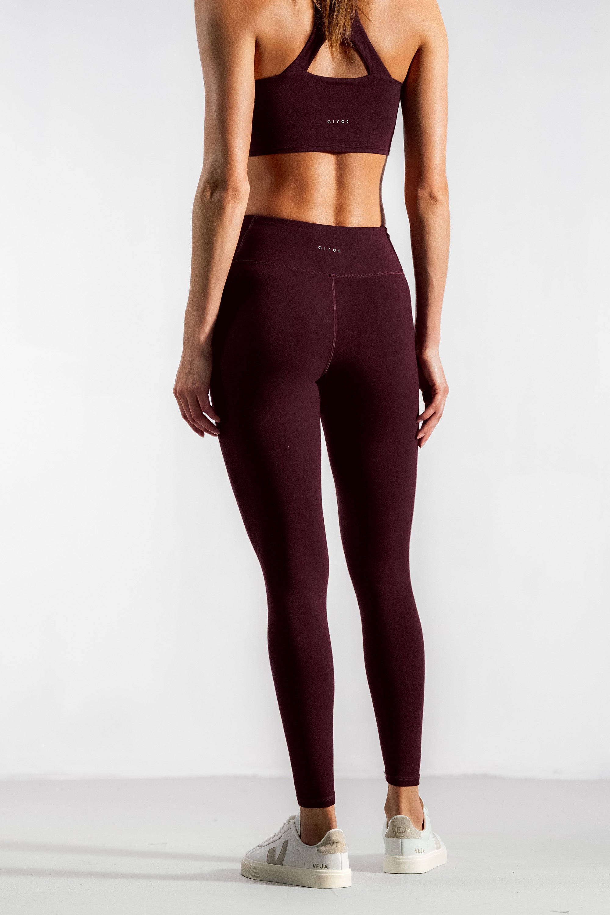 The Contour Bamboo Leggings | Dark Cherry