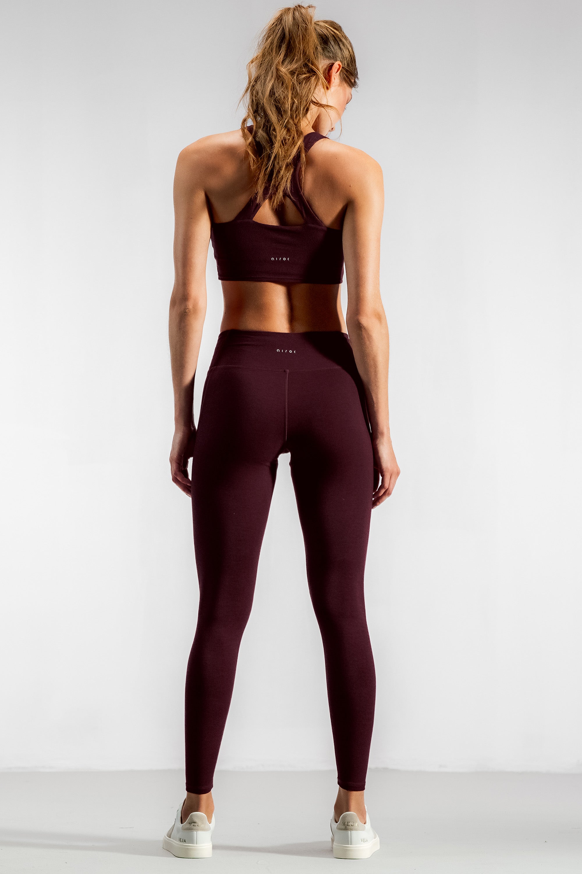 The Contour Bamboo Leggings | Dark Cherry