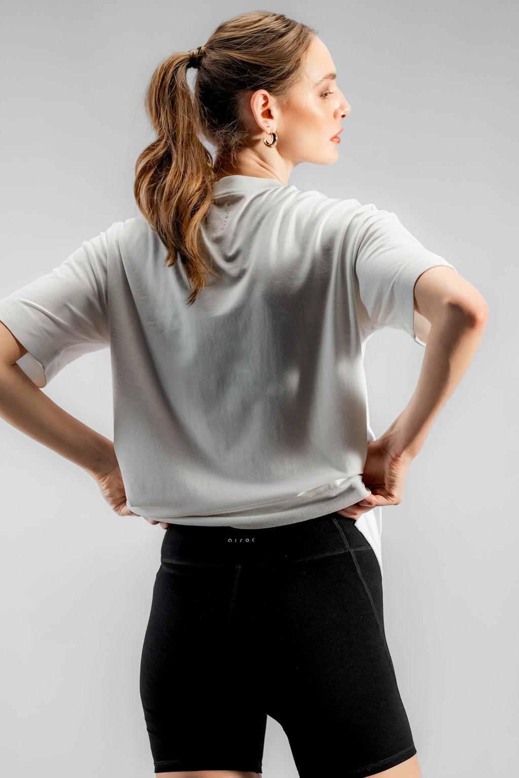 The Oversized Bamboo Training Tee | Mellow White