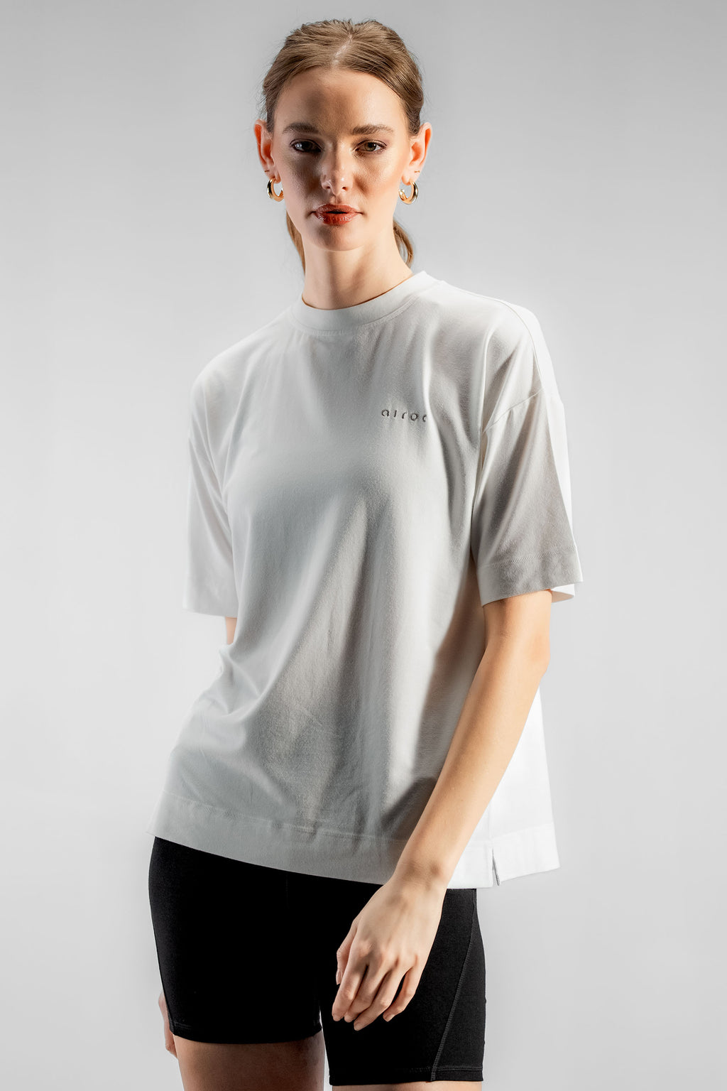 The Oversized Bamboo Training Tee | Mellow White