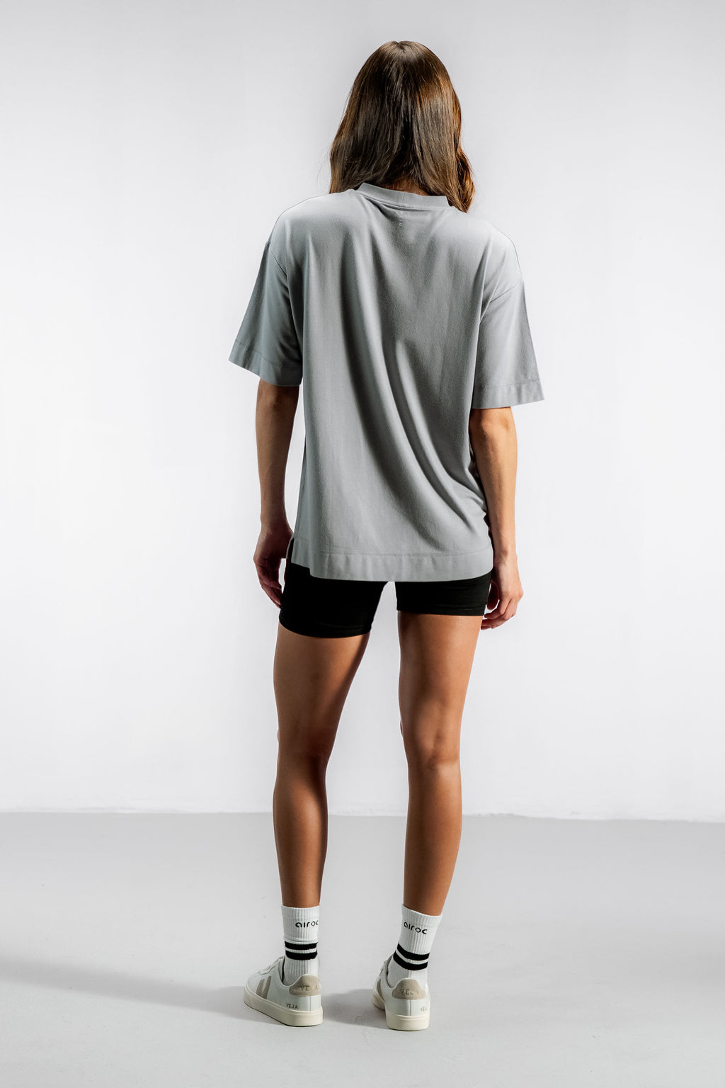 The Oversized Bamboo Training Tee | Orchid Grey
