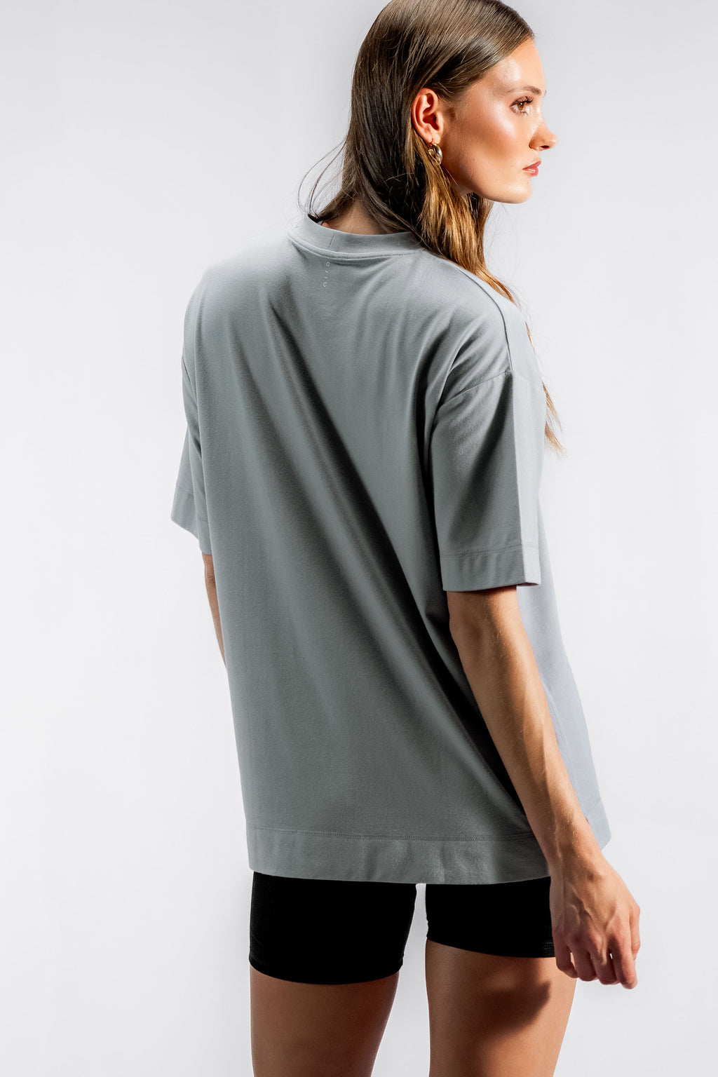 The Oversized Bamboo Training Tee | Orchid Grey