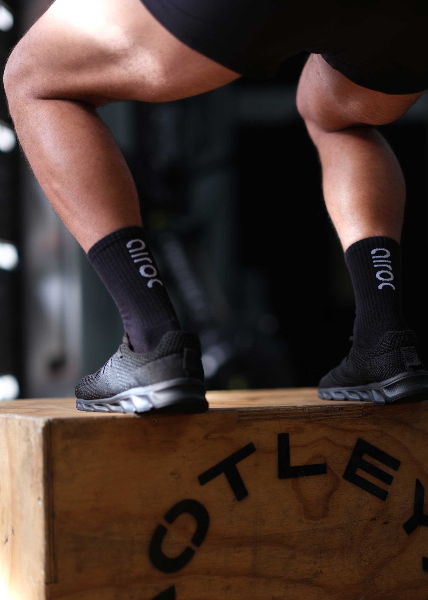 Cool Weather Bamboo Training Socks | Midnight - Airoc Ltd.