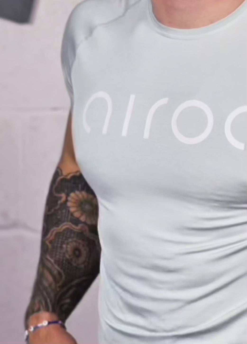 The Ether Bamboo Training Tee | Stone Grey