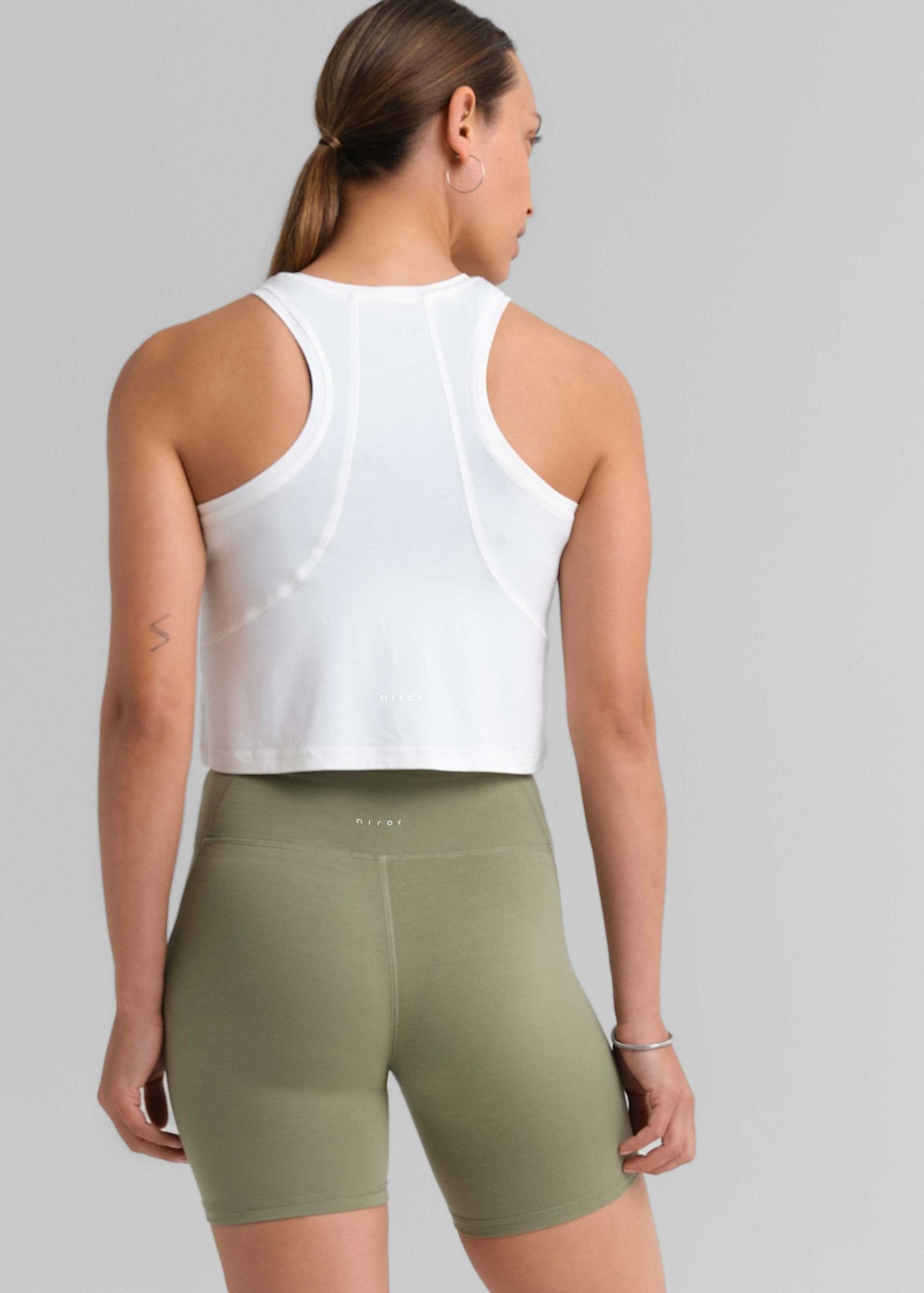 Women's Bamboo Airy Cropped Vest - Airoc Ltd.