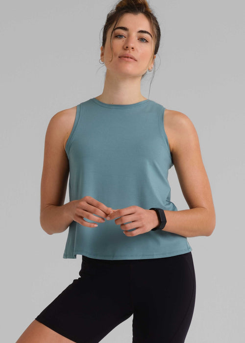 Women's Bamboo Breezy Crossback Vest - Airoc Ltd.